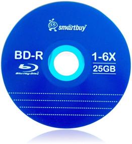img 1 attached to 💿 SmartBuy 50-Pack BD-R 25GB 6X Blu-ray Single Layer Recordable Discs with Logo Top – Blank Data and Video Media in a 50-Disc Spindle