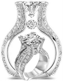 img 2 attached to Fashion Zirconia Diamond Eternity Engagement