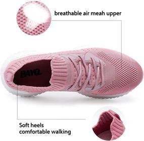 img 2 attached to 👟 BayQ Women's Athletic Running Sneakers: Comfortable and Stylish Tennis Shoes for Women