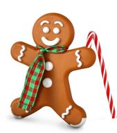 🍪 ginger cookie scent bright air holiday gingerbread man air freshener logo