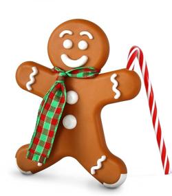 img 2 attached to 🍪 Ginger Cookie Scent Bright Air Holiday Gingerbread Man Air Freshener