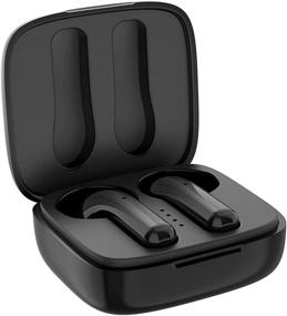 img 4 attached to 🎧 VIETA PRO IT 2021 Upgraded True Wireless Bluetooth 5.0 Earbuds with Charging Case - Ultra-Compact, IPX4 Sweat & Water Resistant, Hi-Fi Stereo, Dual Master, Half in-Ear Earphones - Black for Office, Home, and Sports