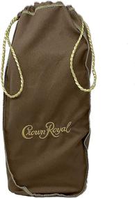 img 2 attached to 👑 Tan Extra Large Crown Royal Bag - 13"x9"x4" (with Gold Drawstrings) - Ideal for Storage