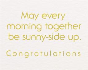 img 2 attached to American Greetings Funny Wedding Card (Sunny-Side Up)