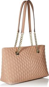 img 3 attached to 💼 Stylishly Chic: Karl Lagerfeld Paris Karolina Chain Tote - The Perfect Blend of Fashion and Function