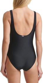 img 1 attached to DKNY Womens Piece Swimsuit Suntan