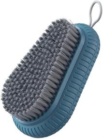 img 4 attached to 👚 Soft Laundry Clothes and Shoes Scrub Brush - High Quality and Easy-to-Grip Household Cleaning Brush