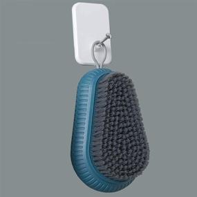 img 2 attached to 👚 Soft Laundry Clothes and Shoes Scrub Brush - High Quality and Easy-to-Grip Household Cleaning Brush