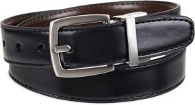 img 3 attached to 👔 Dockers Feather Reversible Black Belt: Stylish Boys' Accessory for Versatile Outfits