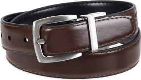 img 2 attached to 👔 Dockers Feather Reversible Black Belt: Stylish Boys' Accessory for Versatile Outfits