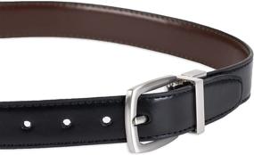 img 1 attached to 👔 Dockers Feather Reversible Black Belt: Stylish Boys' Accessory for Versatile Outfits