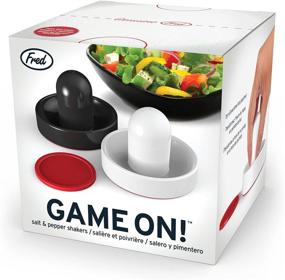 img 2 attached to Genuine Fred Air Hockey Salt and Pepper Shakers: GAME ON!