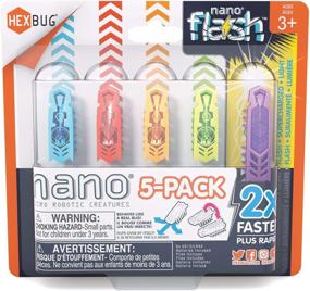 img 4 attached to 🐞 Vibrant Multi-Color HEXBUG Nano Pack with Vibration