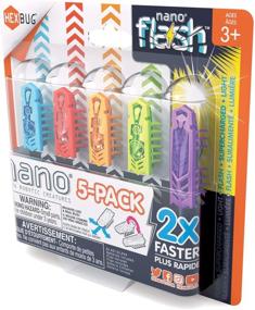 img 2 attached to 🐞 Vibrant Multi-Color HEXBUG Nano Pack with Vibration