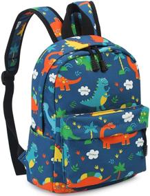 img 4 attached to 🦕 Zicac Childrens Backpacks Rucksack: Fun Dinosaur Design in Kids' Backpacks Collection
