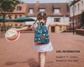 img 3 attached to 🦕 Zicac Childrens Backpacks Rucksack: Fun Dinosaur Design in Kids' Backpacks Collection