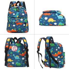 img 2 attached to 🦕 Zicac Childrens Backpacks Rucksack: Fun Dinosaur Design in Kids' Backpacks Collection