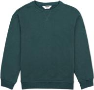 👕 jiahong kids fashion sweatshirts - cozy fleece crewneck long sleeve pullover for boys or girls logo