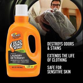 img 2 attached to 🌲 40oz Bottle of Dead Down Wind Laundry Detergent - Natural Woods Scented, Gentle Stain and Odor Remover for Hunting Accessories, Gear, and Clothes - Safe for Sensitive Skin