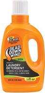 🌲 40oz bottle of dead down wind laundry detergent - natural woods scented, gentle stain and odor remover for hunting accessories, gear, and clothes - safe for sensitive skin logo