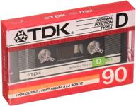 tdk d90 audiocassette normal bias logo