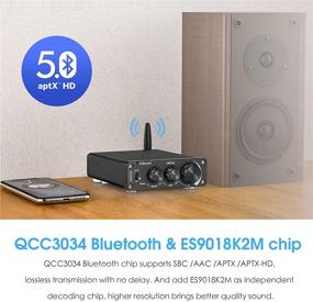 img 3 attached to 🔊 Nobsound NS-15G PRO 2 Channel Bluetooth 5.0 Amplifier - Class D Stereo Audio Power Amp Receiver, 200W