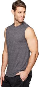 img 3 attached to RBX Active Men's Workout Tank: Enhancing Men's Clothing and Active Performance