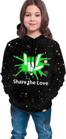 img 1 attached to Jacob Cook Childrens Printing Sweatshirts: 👦 Stylish Boys' Hoodies & Sweatshirts for Fashion