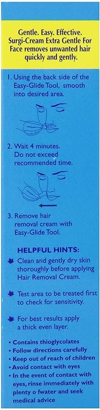 surgi cream remover extra gentle formula 로고