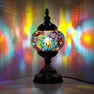 marrakech turkish mosaic glass decorative table lamp: exquisite moroccan lantern for vibrant home decor and cozy nights логотип