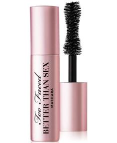 img 1 attached to 💄 Enhance Your Lashes with Too Faced Better Than Sex Mascara - Mini 0.13 oz (Black)