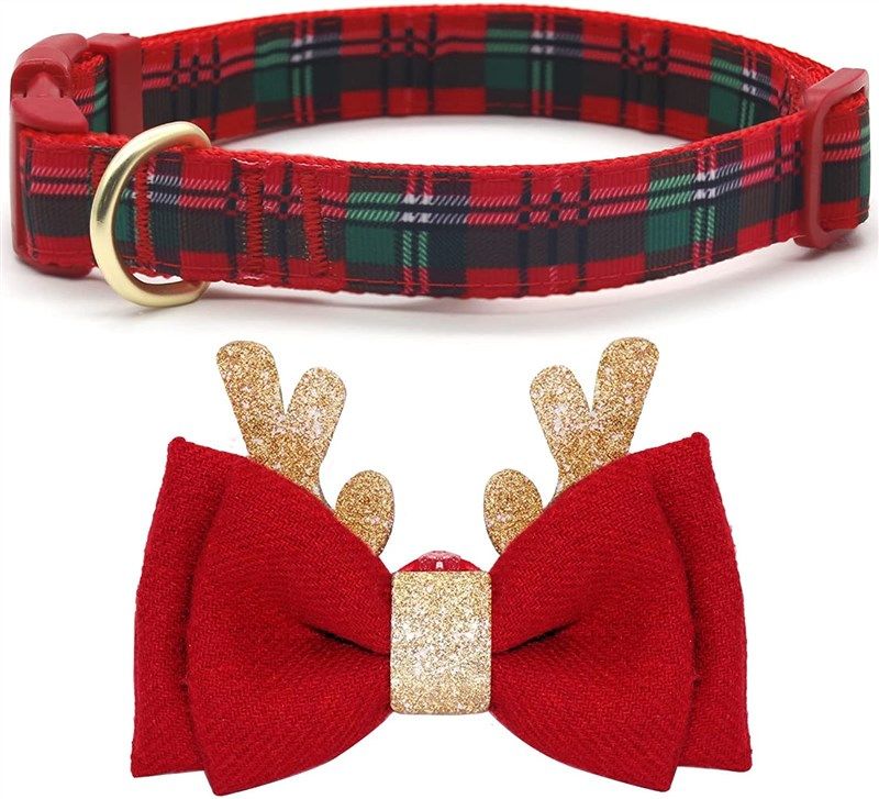 azuza christmas glitter reindeer collars 标志