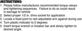 img 1 attached to 🔧 Премиальный инструмент M205 1/2" Drive Torque Angle Gauge