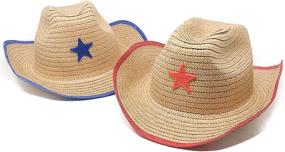 img 4 attached to Piece Kids Cowboy Hats Sheriff