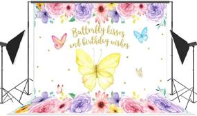 img 1 attached to Butterfly Phtography Watercolor Background Decorations