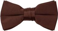 burgundy boys' accessories - spring notion pre tied banded logo