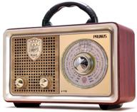 📻 2021 upgraded retro portable transistor radio with am fm shortwave, enhanced bass & multiple power sources logo