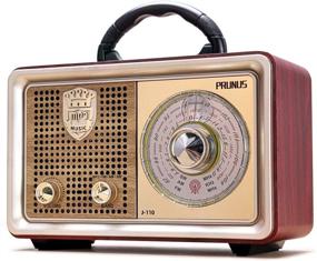 img 4 attached to 📻 2021 Upgraded Retro Portable Transistor Radio with AM FM Shortwave, Enhanced Bass & Multiple Power Sources