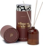 🕯️ paddywax petite collection reed diffuser: brown-tobacco patchouli scent - 1.5-ounce elegance логотип