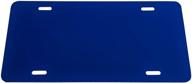 🏷️ partsapiens corp. premium heavy-gauge .040 (1mm) anodized aluminum license plate blank - 12x6 logo