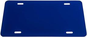 img 2 attached to 🏷️ Partsapiens Corp. Premium Heavy-Gauge .040 (1mm) Anodized Aluminum License Plate Blank - 12x6