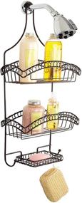 img 2 attached to 🛁 Bath Bliss Shower Caddy: Hang & Organize Your Bathroom Essentials with Rust-Free Storage Solutions