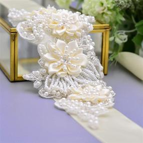 img 1 attached to 💐 ULAPAN Flower Bridal Wedding Accessories for Women - Enhancing Your Special Day