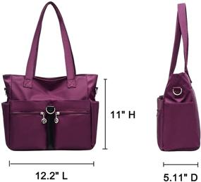 img 1 attached to Fabuxry Casual Handbags Shoulder Purses Women's Handbags & Wallets for Totes