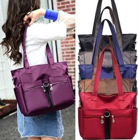 img 3 attached to Fabuxry Casual Handbags Shoulder Purses Women's Handbags & Wallets for Totes