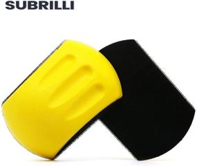 img 3 attached to 🪚 Hook and Loop Sanding Mouse Hand Sander Block - 5 Inch, Ideal for Wood Furniture Restoration in Home Arts and Crafts