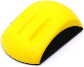 img 4 attached to 🪚 Hook and Loop Sanding Mouse Hand Sander Block - 5 Inch, Ideal for Wood Furniture Restoration in Home Arts and Crafts