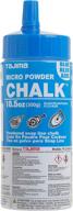 🔵 tajima micro chalk - blue 10.5 oz (300g) fine snap-line chalk in a sturdy bottle with convenient easy-fill nozzle - plc2-b300 logo