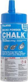 img 4 attached to 🔵 TAJIMA Micro Chalk - Blue 10.5 oz (300g) Fine Snap-Line Chalk in a Sturdy Bottle with Convenient Easy-Fill Nozzle - PLC2-B300