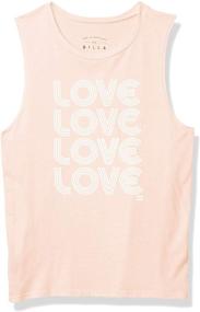 img 2 attached to 👚 Girl's Sleeveless Tank Top - Billabong Muscle Tee for Enhanced Comfort